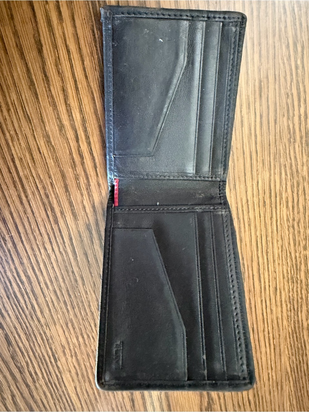 Tumi Black Canvas and Leather Slim Card Case - Picture 2 of 4